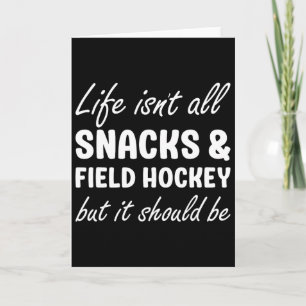 Hockey voor vrouwen of mannen hockeyspeler  kaart