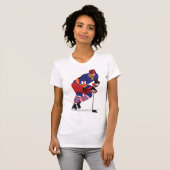Hockey vrouwen T-Shirt afspelen (Voorkant volledig)