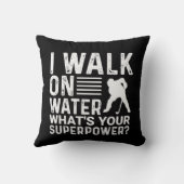 Hockey Walk over water Kussen (Achterkant)