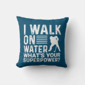Hockey Walk over water Kussen (Voorkant)