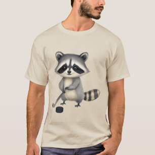 Hockey Wasbeer  Baseball T-shirt - Leuk IJshockey 