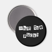 Hockey Wat de Puck Magneet (Voorkant / Achterkant)