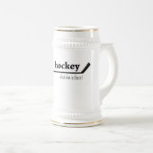 hockey — wat is er nog meer? bierpul (Voorkant rechts)