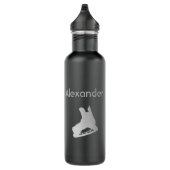 Hockey Water Fles Favoriete Season Silver (Rechts)