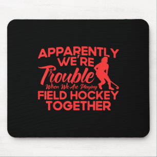 Hockey We spelen samen hockey Muismat
