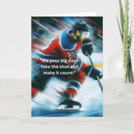 Hockey Wenskaart Breakaway Verjaardag! Kaart