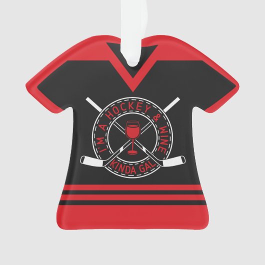  Hockey & Wine Jersey Ornament (voorkant)