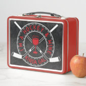 Hockey & Wine Kinda Gal Lunch Tin (In situ)