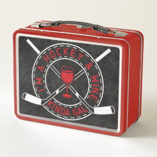 Hockey & Wine Kinda Gal Lunch Tin