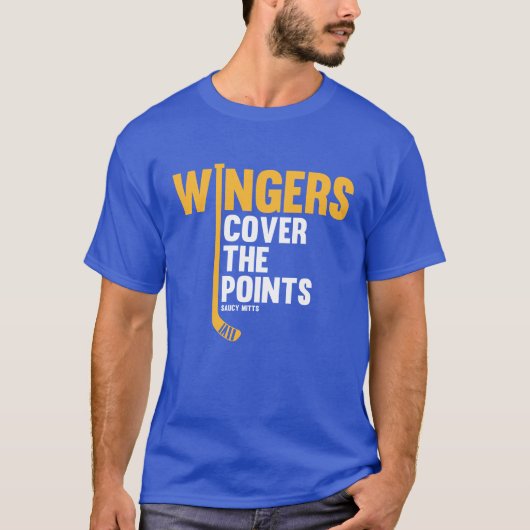 Hockey Wingers Hoesje de punten T-shirt (Voorkant)