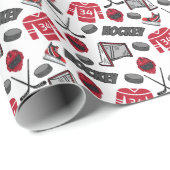 Hockey Wrapping Paper Cadeaupapier (Rol Hoek)