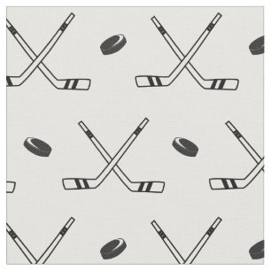 Hockey x in zwart-wit stof