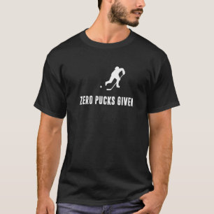 Hockey Zero Pucks gezien Sportspeler T-shirt