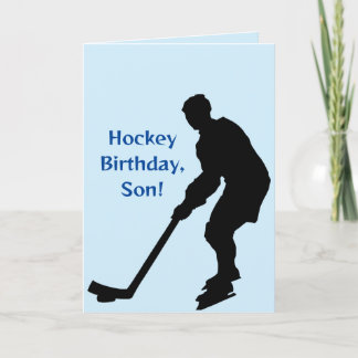 HOCKEY ZOON VERJAARDAG KAART