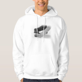 Hockey zwarte Schaatsen gepersonaliseerd Hoodie
