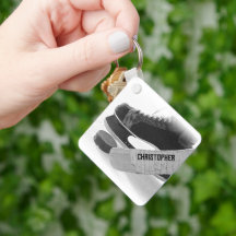 Hockey zwarte Schaatsen gepersonaliseerd