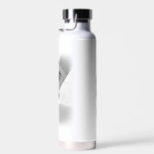 Hockey zwarte Schaatsen gepersonaliseerd Waterfles (Rechts)