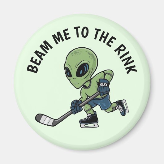 hockeyalien magneet (Voorkant)