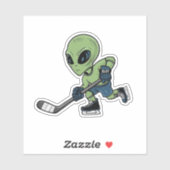 hockeyalien sticker (Vel)