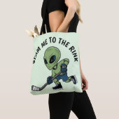 hockeyalien tote bag (Dichtbij)