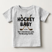 Hockeybaby met ontbrekende tanden baby (Voorkant)