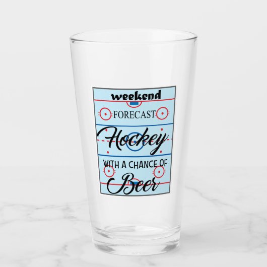 HOCKEYBIERGLAS GLAS (Voorkant)