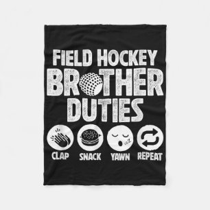Hockeybroeder Taken Veldhockeyspeler Broer Fleece Deken