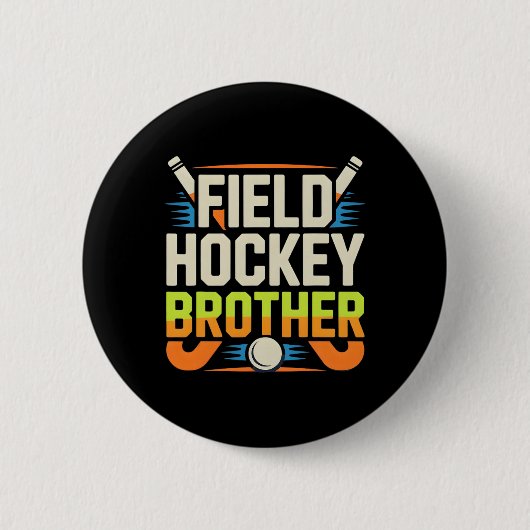 Hockeybroer ronde button 5,7 cm (Voorkant)