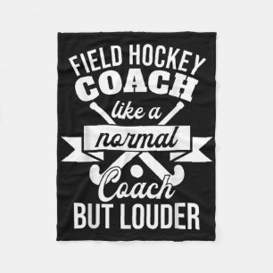 Hockeycoach Als Een Gewone Coach Maar Luidruchtige Fleece Deken