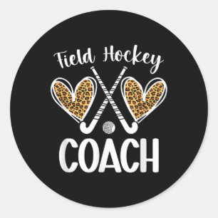 Hockeycoach Harten Hockeycoach Ronde Sticker
