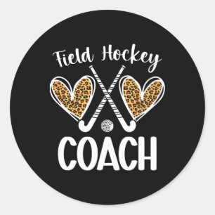 Hockeycoach Harten Hockeycoach Ronde Sticker