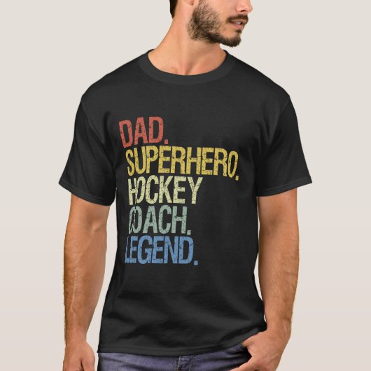 hockeycoach IJshockeyspeler Gift 3 T-shirt (Voorkant)
