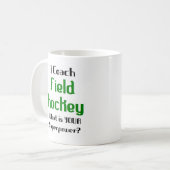 hockeycoach koffiemok (Voorkant links)