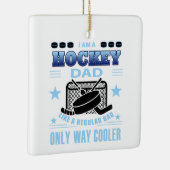 HOCKEYDAD KERAMISCH ORNAMENT (Rechts)