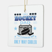 HOCKEYDAD KERAMISCH ORNAMENT (Links)