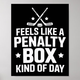 Hockeydoelman voelt zich als een strafbank soort d poster