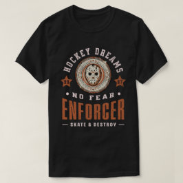 Hockeydromen Geen Angst Handhaver Kleding Schaatsf T-shirt