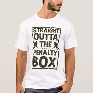 Hockeyfan rechtstreeks uit de penaltybox Hockey S T-shirt