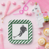 Hockeyfeest Groen Papieren Bordje (Feest)