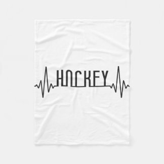 Hockeyhartslag Hockey _1 Fleece Deken