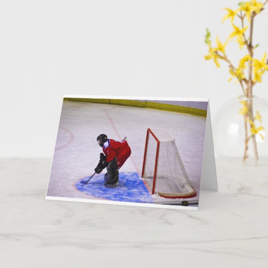 hockeykeeper kaart (Gele Bloem)