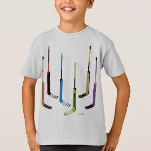 Hockeykeepersticks voor jeugd t-shirt