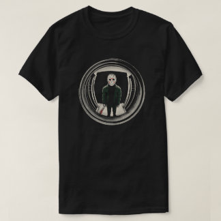 Hockeymask Slasher Deur Spionnetje T-shirt