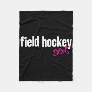 Hockeymeisje _7 fleece deken