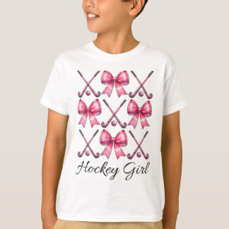 Hockeymeisje Field Hockeymeisje Coquette Strik  T-shirt