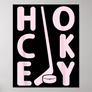 Hockeymeisje IJshockeyspeler IJshockey Vrouwen Poster