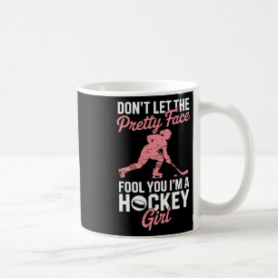 Hockeymeisje laat je niet misleiden door het mooie koffiemok