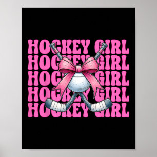 Hockeymeisje Street Hockeymeisje Coquette Strik Poster