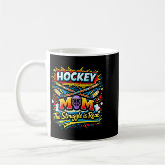 Hockeymoeder de strijd is echt schaatsen sport koffiemok