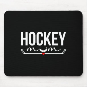 Hockeymoeder van een hockeyspeler Trotse ijshockey Muismat